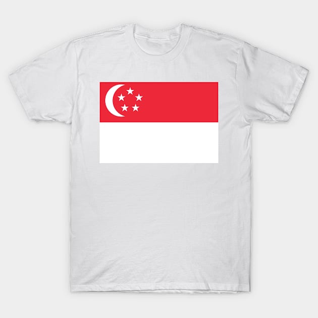 Singapore flag T-Shirt by MAGICLAMB